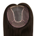 Mono Topper,human hair topper,high-quality virgin hair extensions,hair topper women,hair topper,wig,hair topper silk base,hair topper human hair,dark brown hair topper,brown hair topper,natural brown hair topper,dark brown hair topper,distribute seams at will,invisible topper,large base topper,large base 6*7 inch,Hair Volumizers,Clip-In Hair Volumizers