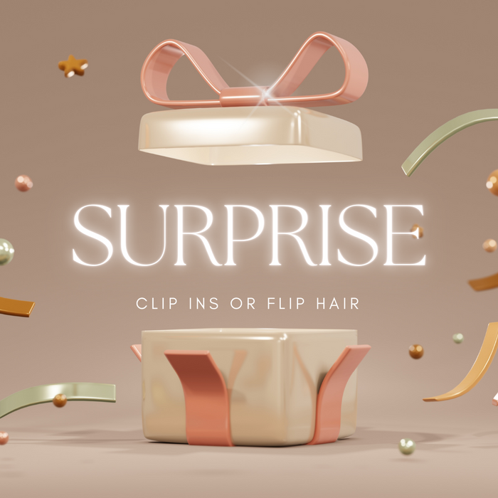 Pay up to $398 to get A Surprise Blind Box Human Hair Extensions Random